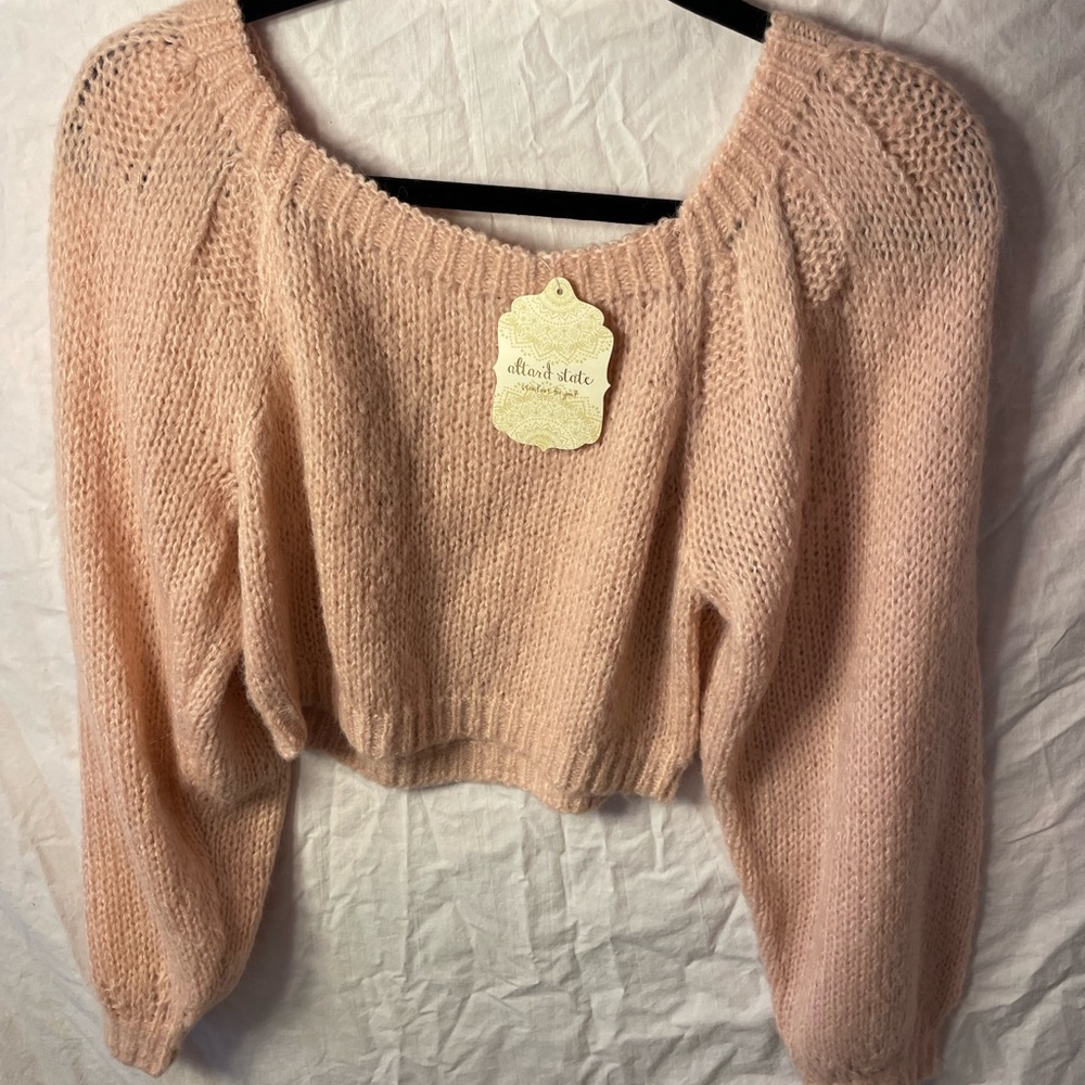 pink sweater